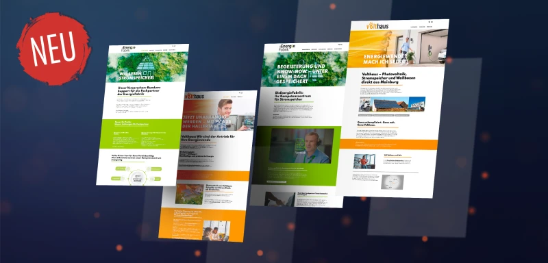 Neue Websites für Volthaus und DieEnergieFabrik sind online!