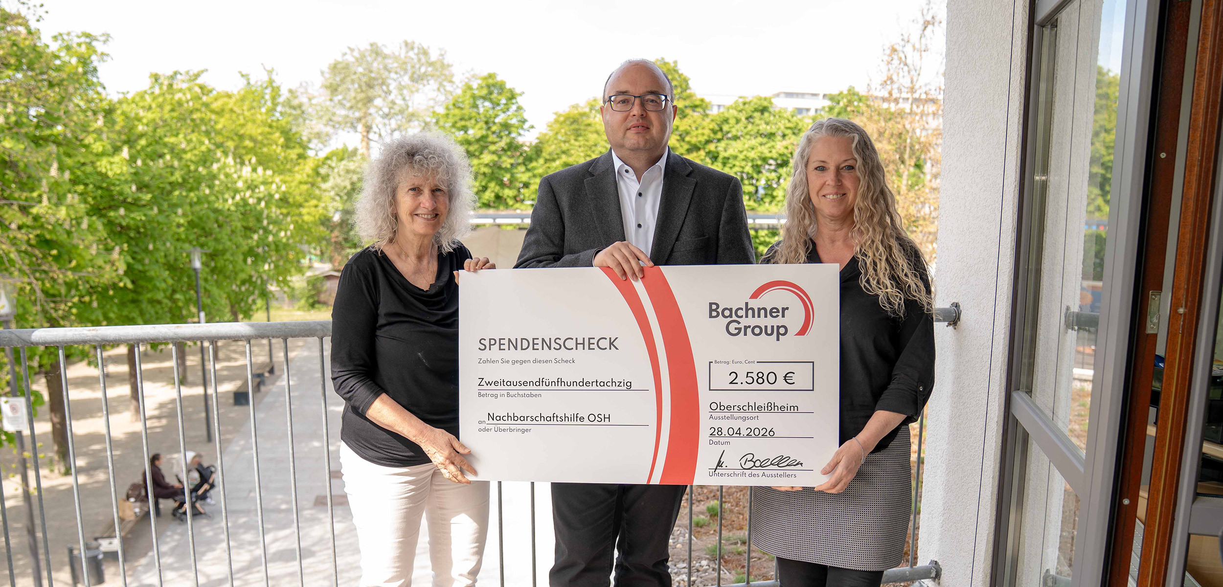 Spende an Nachbarschaftshilfe Oberschleißheim
