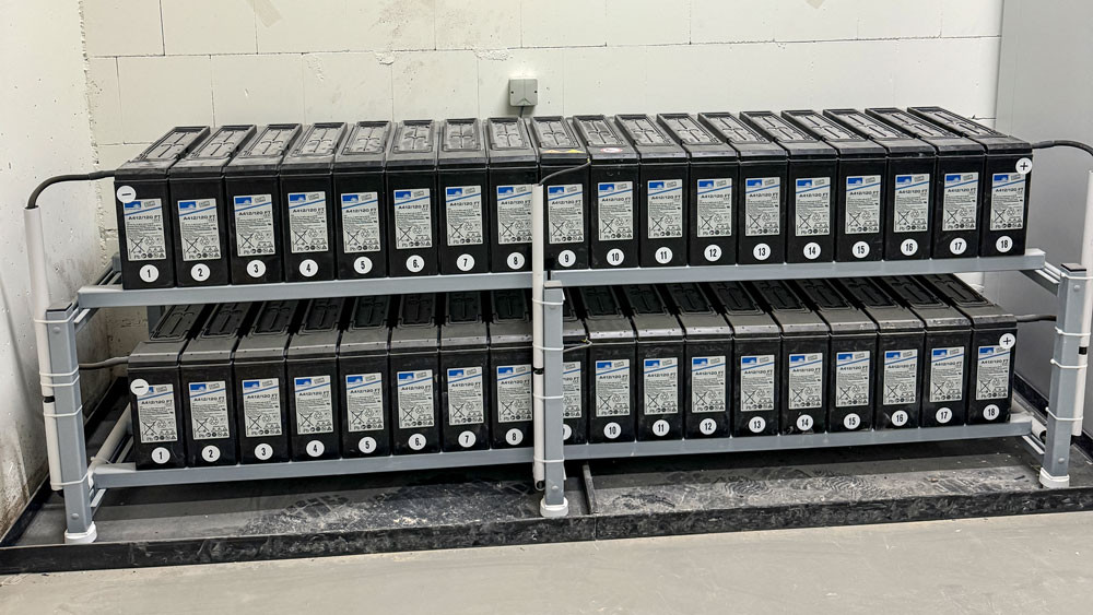 Batterien der Notstromversorgung