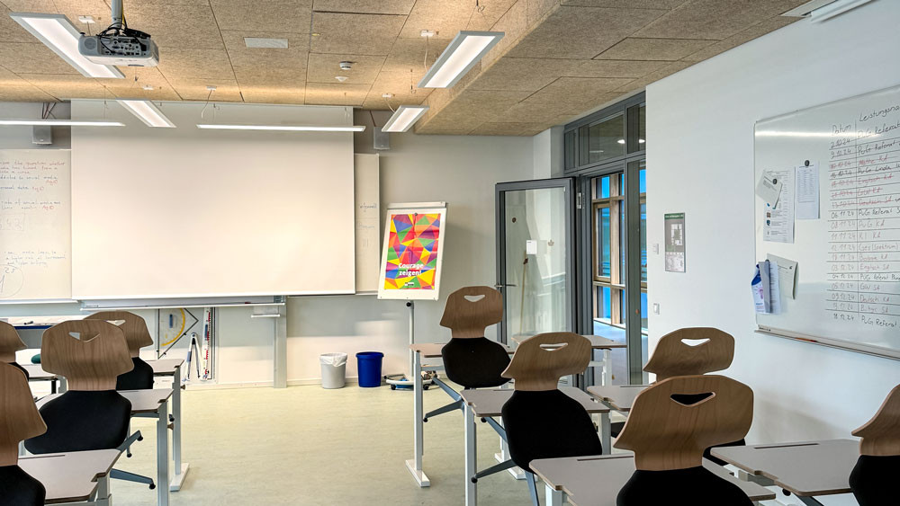 Klassenraum in der Willy-Brandt-Gesamtschule
